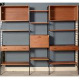 Ladderax by Staples: a very large eight bay modular wall unit