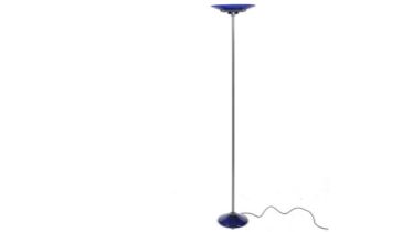 Arteluce - Jill floor lamp: a 1970s acrylic and blue glass standard lamp