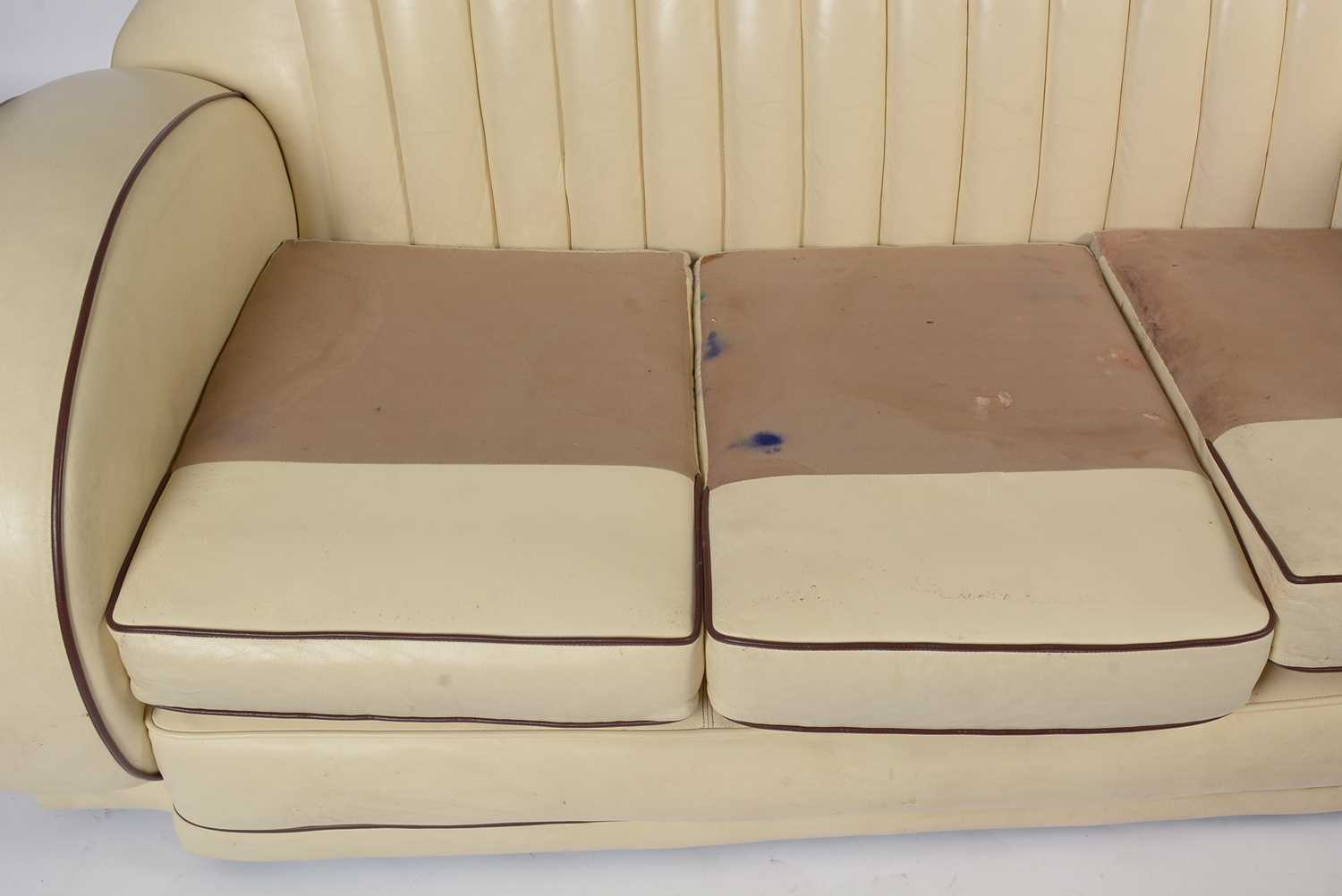 An Art Deco Cloud sofa three piece suite - Image 15 of 21