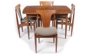 Ellioitt's of Newbury: A mid-Century teak extendable dining table and chairs