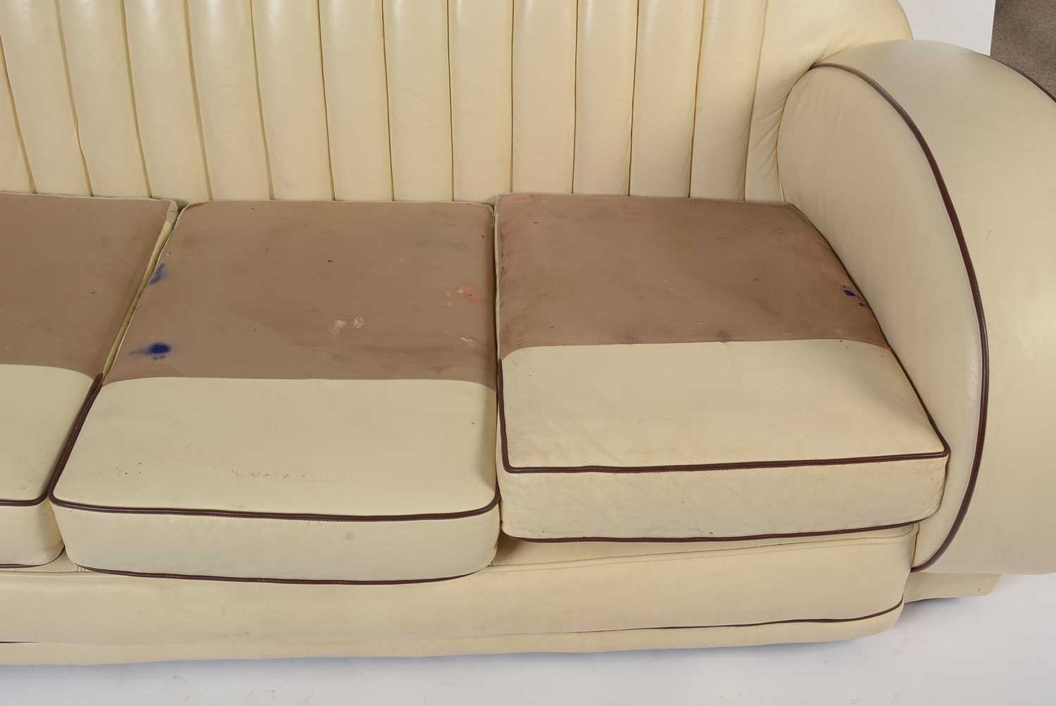 An Art Deco Cloud sofa three piece suite - Image 14 of 21