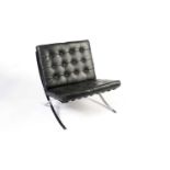 After Ludwig Mies van der Rohe: a 'Barcelona' chair,