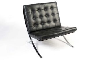 After Ludwig Mies van der Rohe: a 'Barcelona' chair,