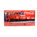 Hornby 00-gauge Coca-Cola Christmas Train Set, boxed.