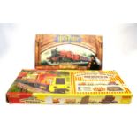 Hornby Hogwarts Express and Bartellos' Big Top Circus electric train sets.