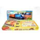 Hornby 'Bartellos' Big Top Circus' and 'Thomas Passenger and Goods' electric train sets.