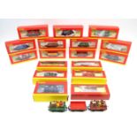 A full run of Hornby 00-gauge 'Merry Christmas' wagons from 2006-2022.