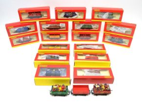 A full run of Hornby 00-gauge 'Merry Christmas' wagons from 2006-2022.