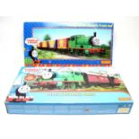 Two boxed Hornby 'Thomas & Friends' Percy electric train sets
