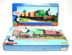 Two boxed Hornby 'Thomas & Friends' Percy electric train sets