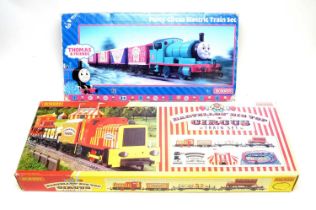 Hornby 'Thomas and Friends' and 'Bartellos' Big Top Circus' 00-gauge electric train sets