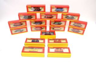 A full run of Hornby 00-gauge 'Merry Christmas' wagons from 2005-2022, all boxed.