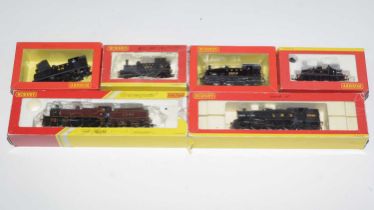 Six Hornby 00-gauge locomotives