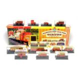 Hornby 'Bartellos' Big Top Circus' train set and other vehicles.