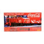 Hornby 00-gauge Coca-Cola Christmas Train Set, boxed.