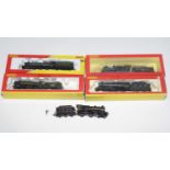 Five Hornby 00-gauge locomotives and tenders