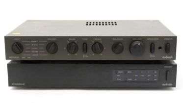 An Audiolab 8000A amplifier and DAC