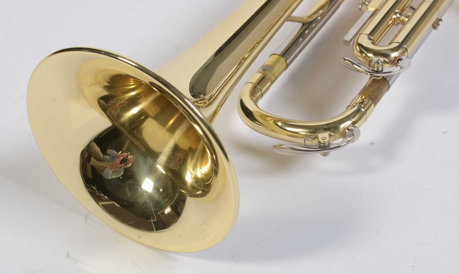 Yamaha 2320E Bb trumpet, cased - Image 9 of 13