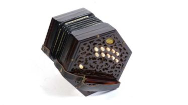 Lachenal 20 button Anglo system concertina