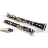 Selmer Sterling Bb clarinet, cased