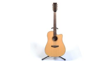 Tanglewood TRD 12 CE electro-acoustic guitar