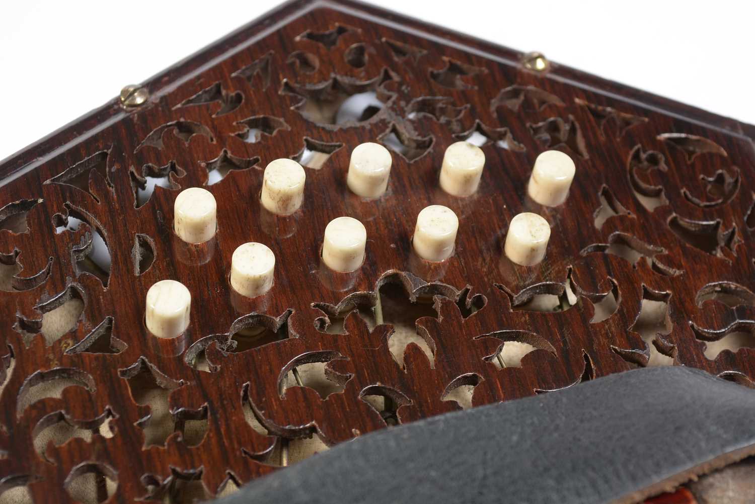 Lachenal 20 button Anglo system concertina - Image 6 of 14