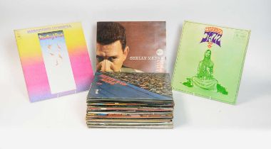 A collection of mixed LPs