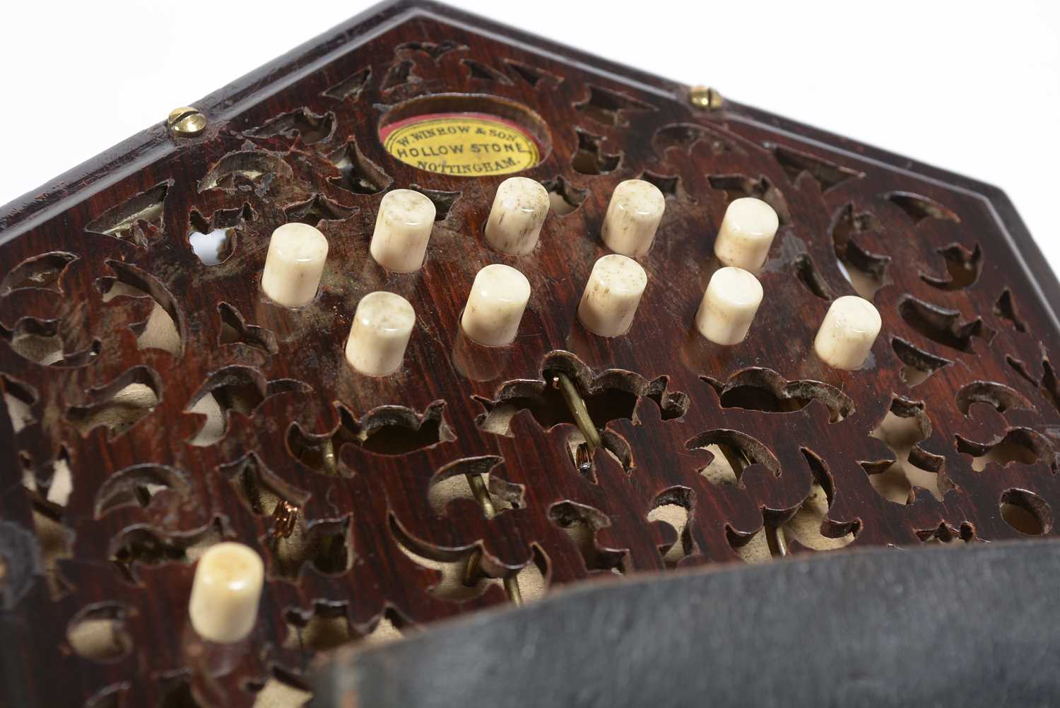 Lachenal 20 button Anglo system concertina - Image 8 of 14