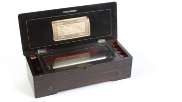 Late 19th Century Swiss single cylinder music box