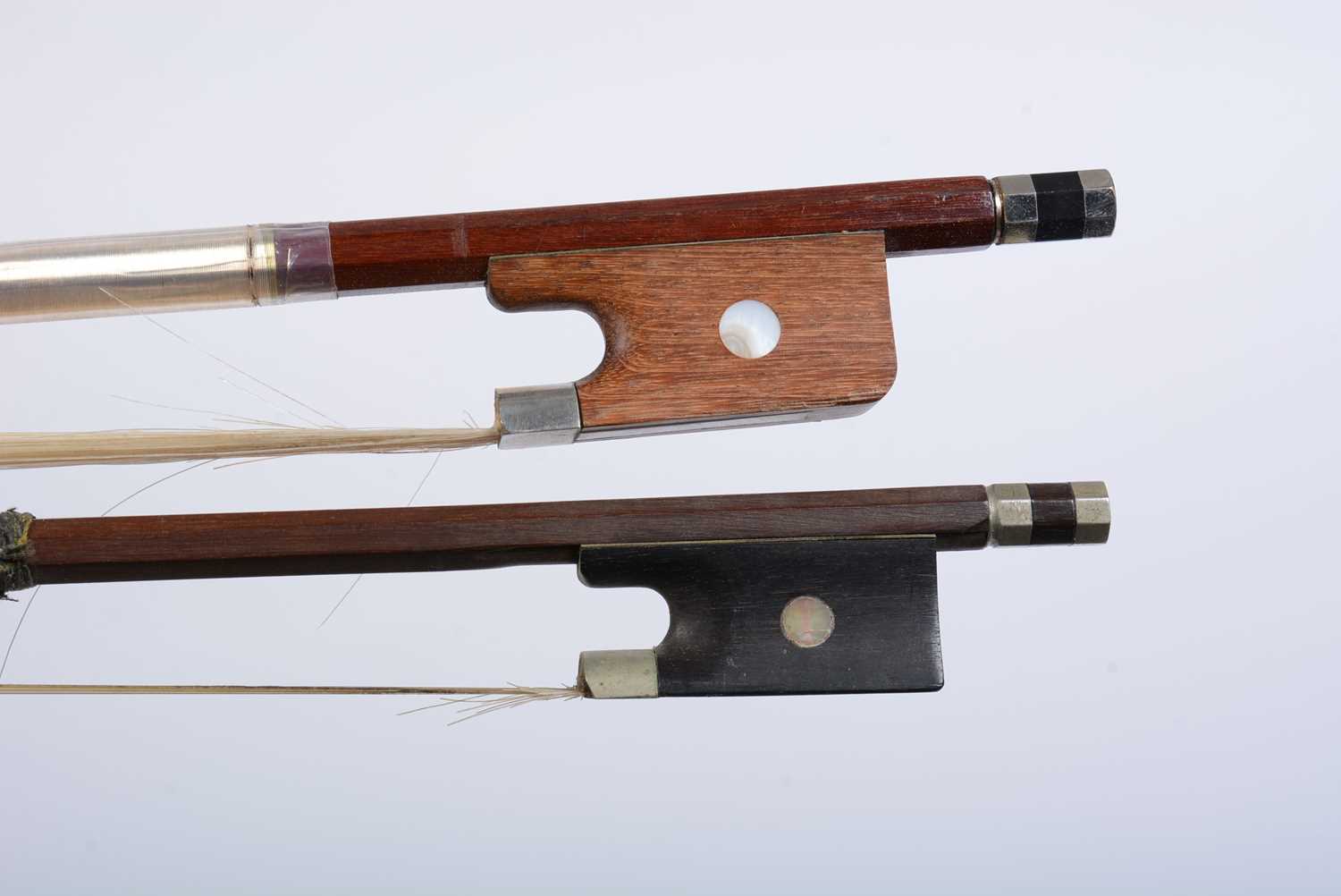 3 cello. 1 viola and 2 violin bows - Image 7 of 13