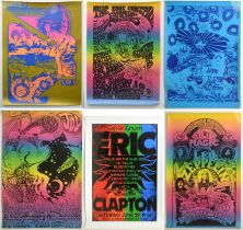 7 psychedelic-style music posters