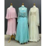 1960s cocktail dresses in candy tones