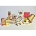 1940s and 1950s Christmas perfume novelties,