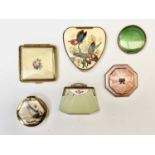 1920s and later guilloche enamelled and celluloid compacts