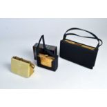 1940s and 1950s fitted purses and purse carryalls