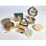 Early 1920s vanity cases and powder boxes