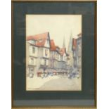 Victor Noble Rainbird - In Old Evereux, Normandy | watercolour