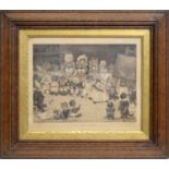 After Louis Wain - Mrs Tabby's Academy | lithograph