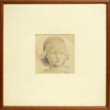 Francis William Helps - Head of a Child | pencil