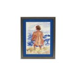 Sergei Luppov - Nude Bather | watercolour