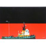 Tom Dack - Marine Horizon | giclee print on box canvas