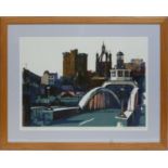 Norman Wade - Swing Bridge, Newcastle | silkscreen