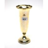 A silver vase, by Collingwood & Sons Ltd