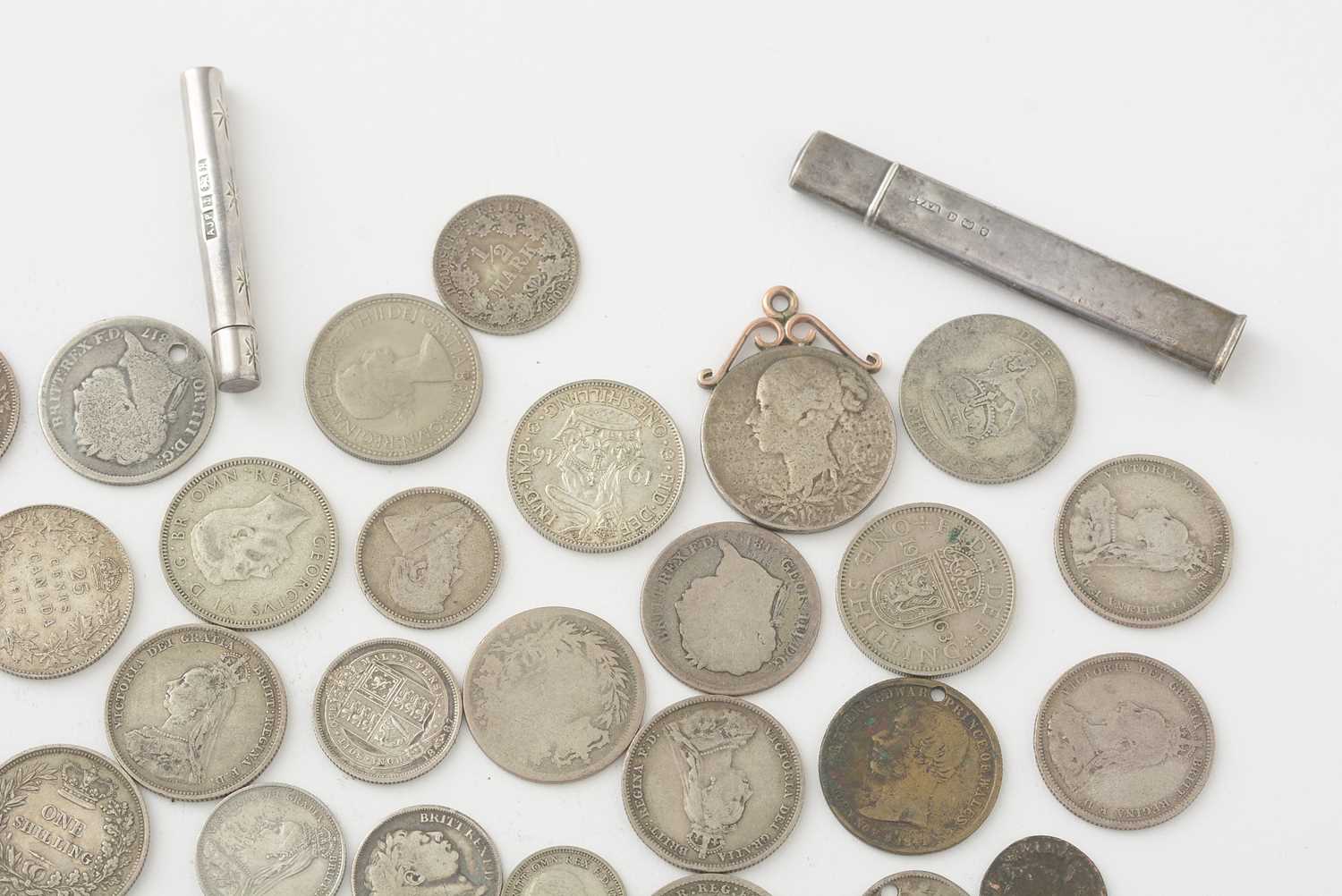 A selection of coins, and silver items - Image 5 of 6