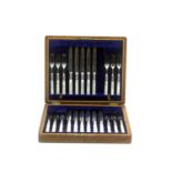 A set tea knives and forks