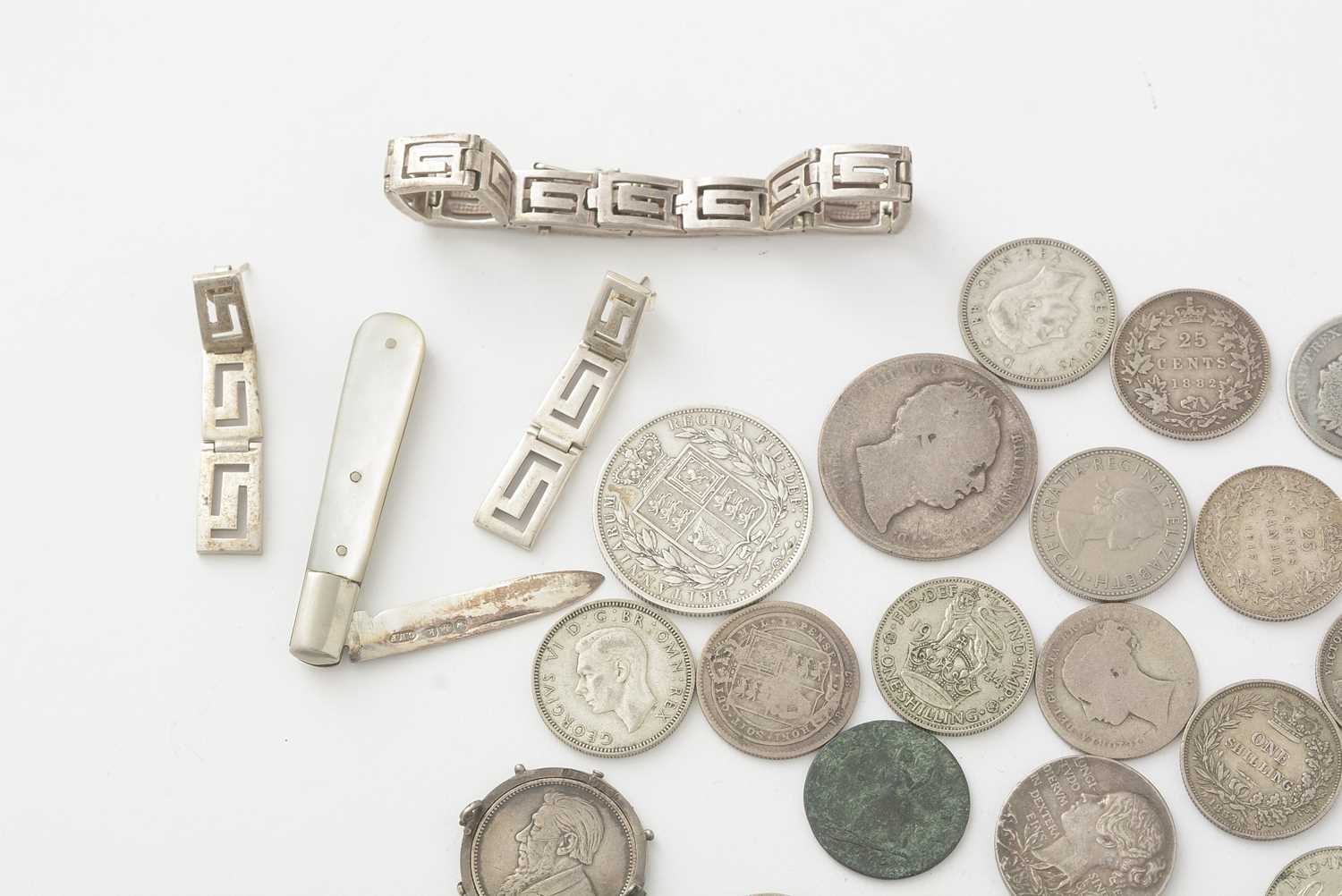 A selection of coins, and silver items - Image 2 of 6