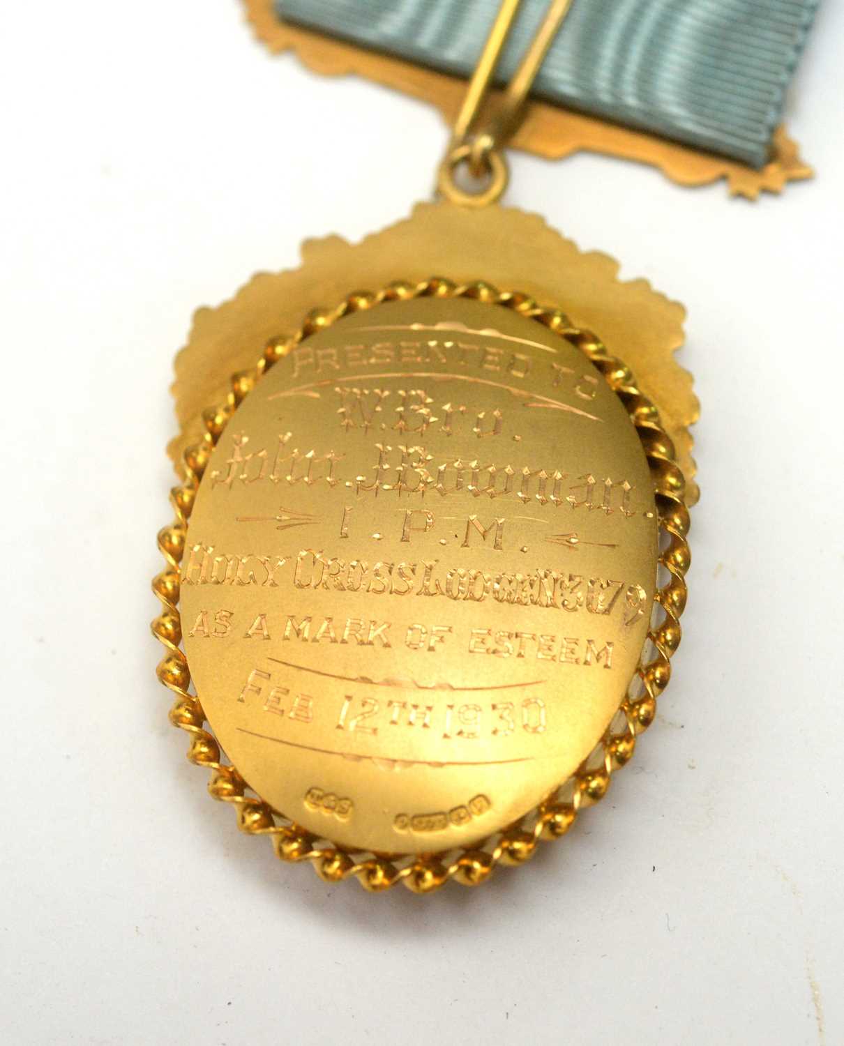 A selection of Masonic regalia including gold medals - Image 3 of 6