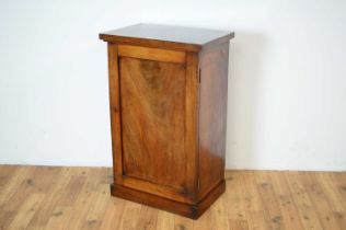 A Victorian mahogany pedestal cabinet