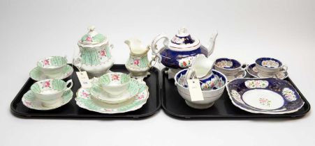 A Victorian Sunderland lustre ware tea service