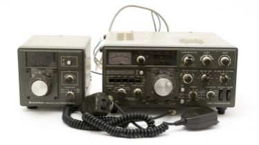 A Kenwood TS-820 shortwave receiver etc